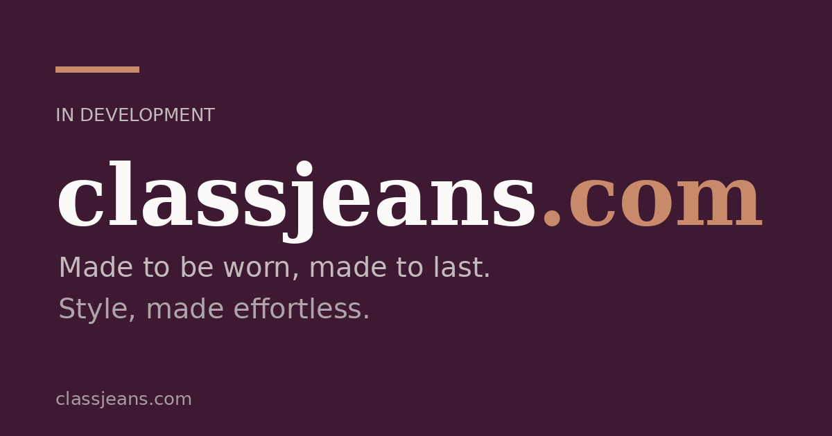 Link preview image for classjeans.com